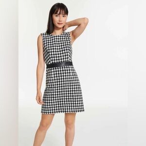 Joe Fresh Houndstooth Mini Dress NWOT